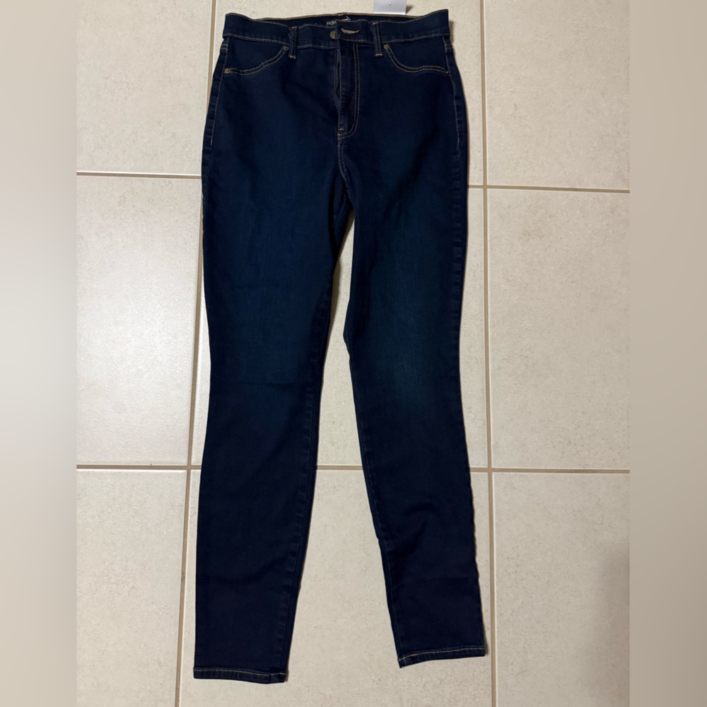 Fashion Nova Indigo Denim High Rise Skinny Jeans